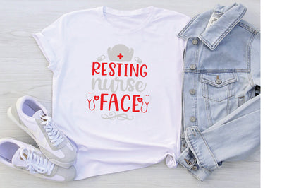 Resting Nurse Face SVG SVG Creativeart88 