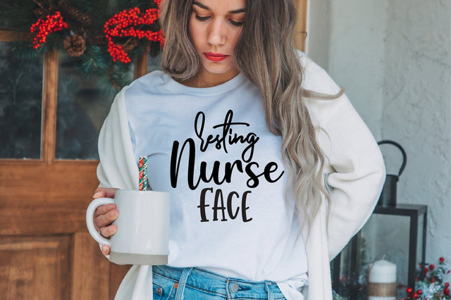 Resting Nurse Face svg SVG orpitasn 