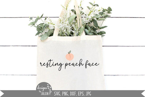 Resting peach face SVG Designs by Jolein 