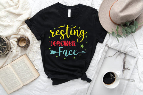 Resting Teacher Face SVG SVG Creativeart88 