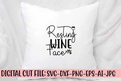 Resting Wine Face SVG Cut File SVG Syaman 