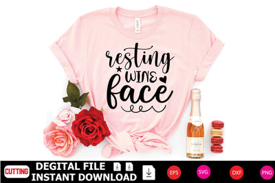 Resting Wine Face SVG Shahin alam 