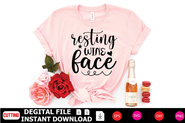 Resting Wine Face SVG Shahin alam 