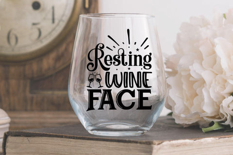 Resting wine face SVG SVG Regulrcrative 