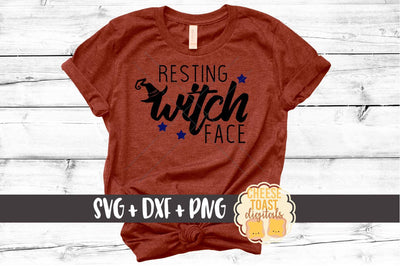 Resting Witch Face - Halloween SVG File SVG Cheese Toast Digitals 