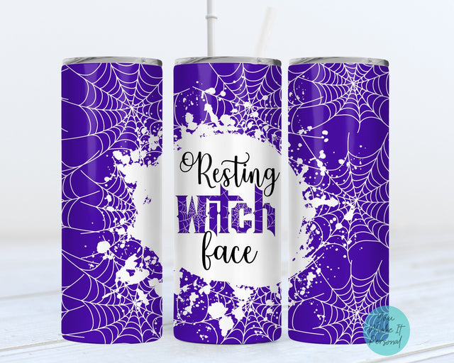 Resting Witch Face, Halloween Tumbler Design Sublimation You Make It Personal 