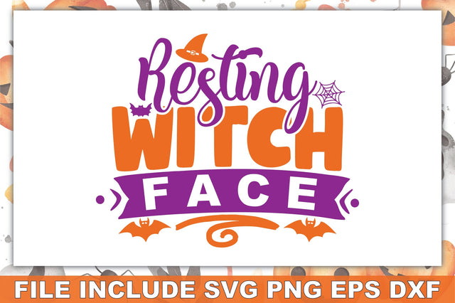 Resting Witch Face SVG Ariyan 
