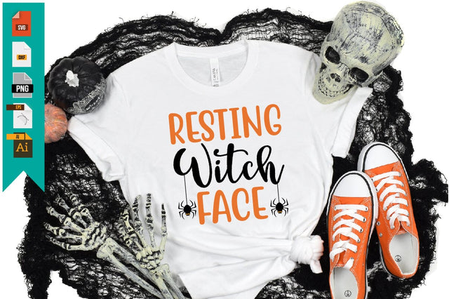 Resting Witch Face SVG Craftlabsvg24 
