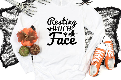 Resting Witch Face SVG CraftlabSvg29 