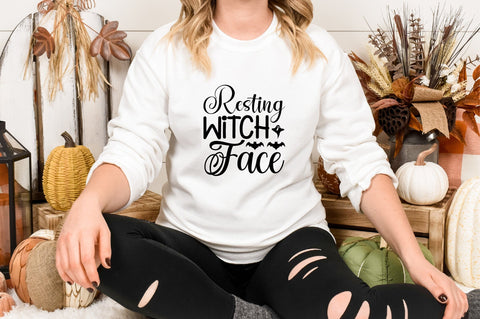 Resting Witch Face SVG CraftlabSvg29 
