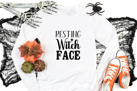 Resting Witch Face SVG CraftlabSvg29 