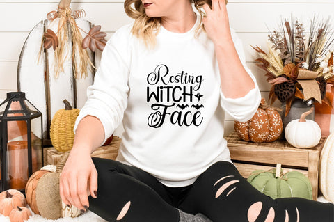 Resting Witch Face SVG CraftlabSvg29 