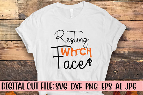 Resting Witch Face SVG Cut File SVG Syaman 