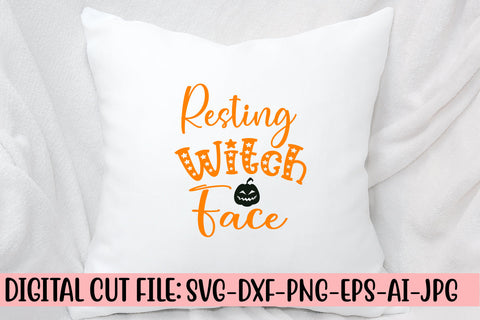 Resting Witch Face SVG Design SVG Syaman 