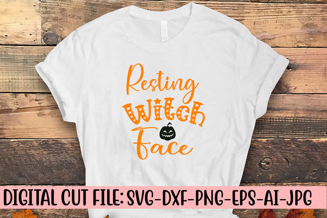 Resting Witch Face SVG Design SVG Syaman 