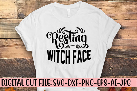 Resting Witch Face SVG Design SVG Syaman 