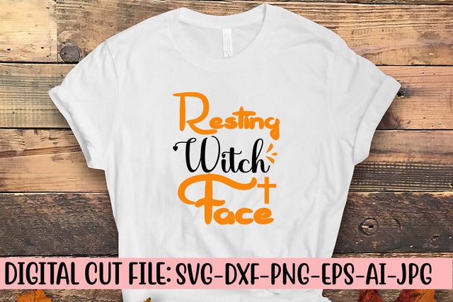 Resting Witch Face SVG Design SVG Syaman 