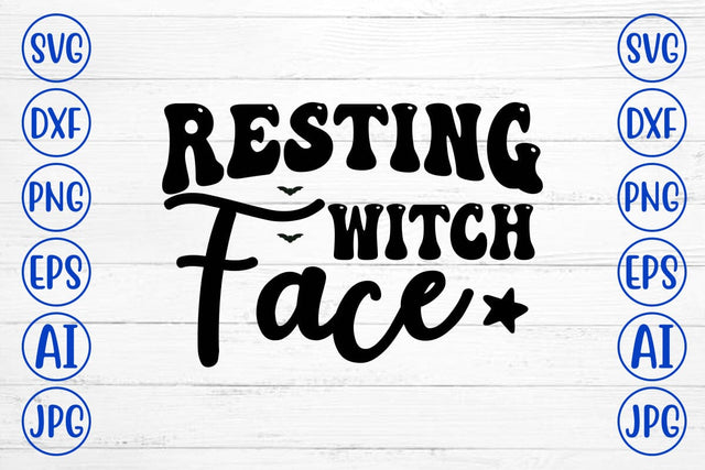 Resting Witch Face SVG Design SVG Syaman 