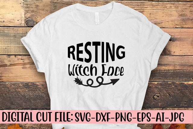 Resting Witch Face SVG Design SVG Syaman 