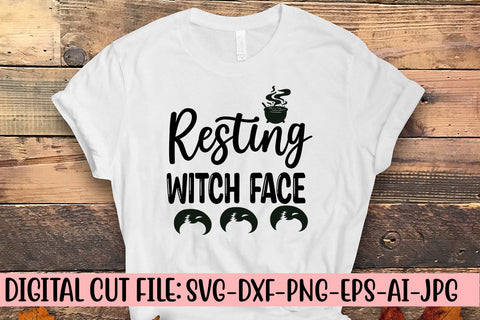 Resting Witch Face SVG Desogn SVG Syaman 