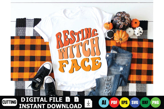Resting Witch Face SVG Shahin alam 