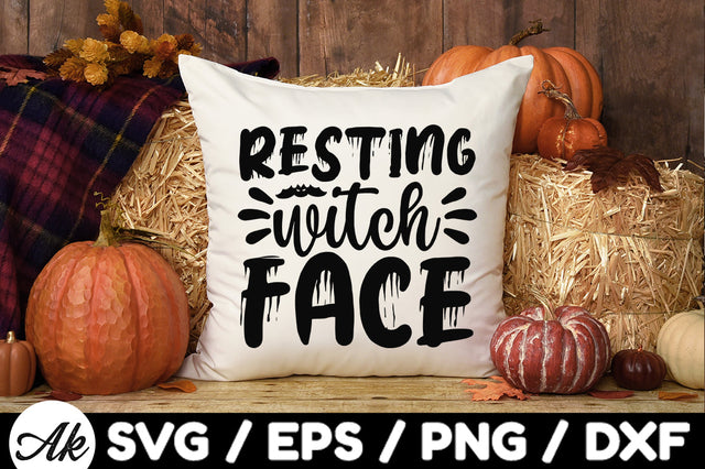Resting witch face svg SVG akazaddesign 
