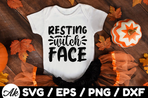 Resting witch face svg SVG akazaddesign 