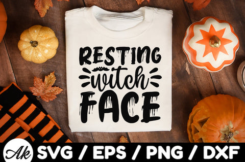 Resting witch face svg SVG akazaddesign 