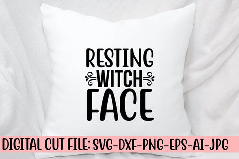 Resting Witch Face SVG SVG Syaman 