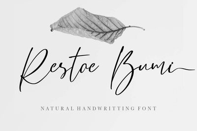 Restoe Bumi Font Hans Co 
