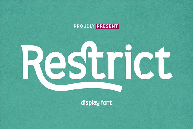 Restrict Font twinletter 
