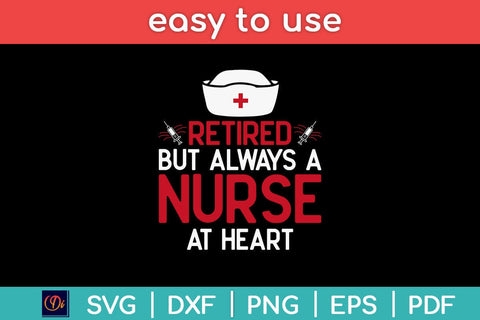 Retired Nurse Cool Nursing Retirements Svg Design SVG artprintfile 