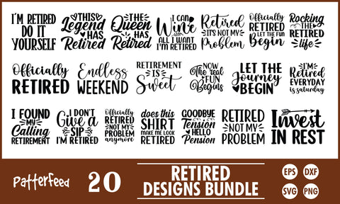 Retired SVG Designs Bundle SVG PatternFeed8 