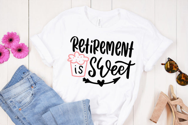 Retirement Is Sweet SVG Cut File SVG dapiyupi store 