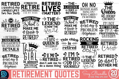 Retirement SVG Bundle SVG DESIGNISTIC 