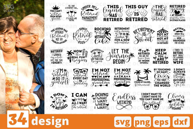 Retirement SVG Bundle SVG SvgOcean 