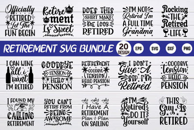 retirement svg design bundle SVG sk.swapon Roy 
