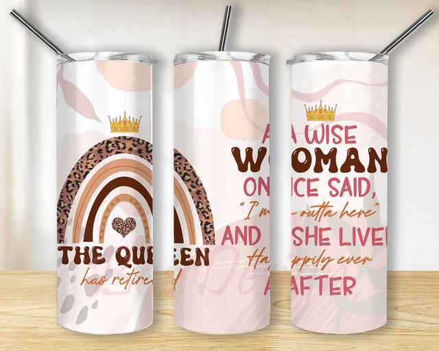 Retirement Tumblers For Women, Friend, Coworker - Retirement Stainless Steel Tumbler 20oz - Funny Retirement Tumbler Sublimation BouDesign 