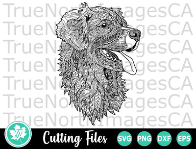 Retriever SVG | Zentangle SVG | Mandala SVG SVG TrueNorthImagesCA 