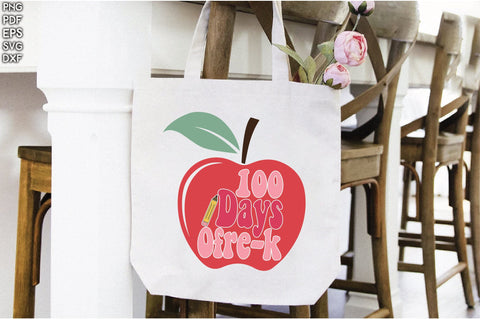 Retro 100 Day Of Pre-k Sublimation Creativeart88 