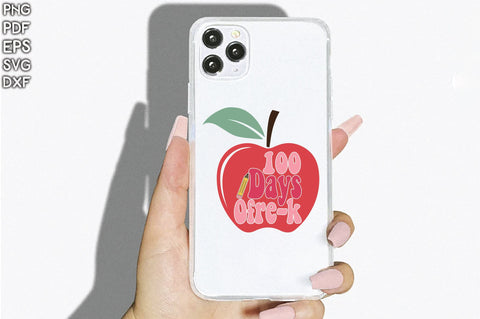 Retro 100 Day Of Pre-k Sublimation Creativeart88 