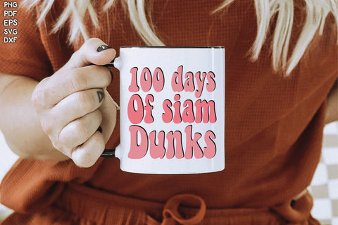 Retro 100 Days Of Siam Dunks Sublimation Creativeart88 