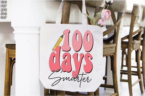 Retro 100 Days Smarter Vol-1 Sublimation Creativeart88 