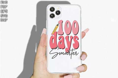 Retro 100 Days Smarter Vol-1 Sublimation Creativeart88 