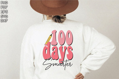 Retro 100 Days Smarter Vol-1 Sublimation Creativeart88 