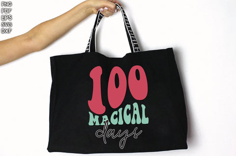 Retro 100 Macical Days Sublimation Creativeart88 