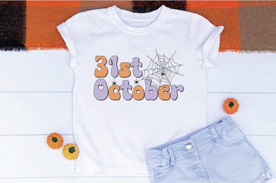 Retro 31 st October Sublimation SVG Creativeart88 