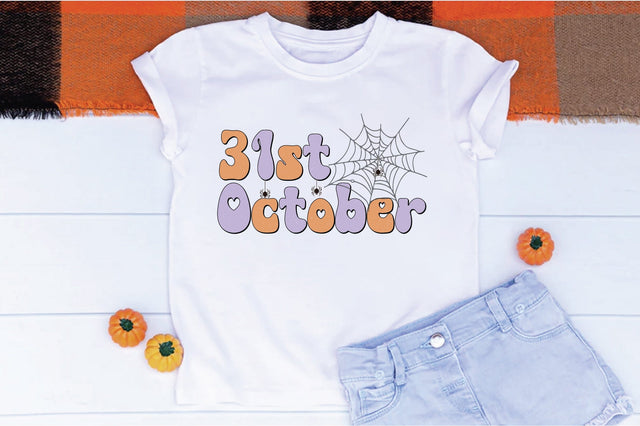 Retro 31 st October Sublimation SVG Creativeart88 