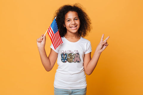 Retro 4th of July PNG, God Bless the USA Sublimation CraftLabSVG 