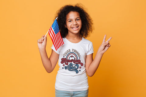 Retro 4th of July PNG | Thick Thighs America Vibes Sublimation CraftLabSVG 